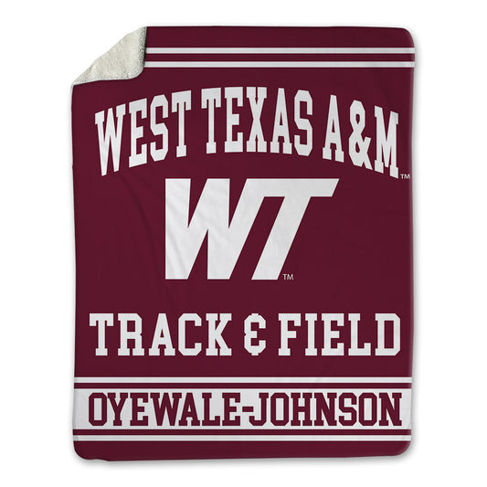 WTAMU - NCAA Men's Track & Field : Oyeyoni Oyewale-Johnson - Blanket-0
