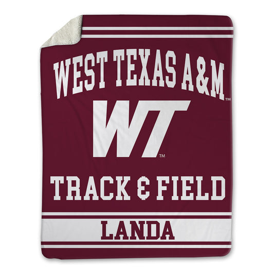 WTAMU - NCAA Men's Track & Field : Vance Landa - Blanket-0