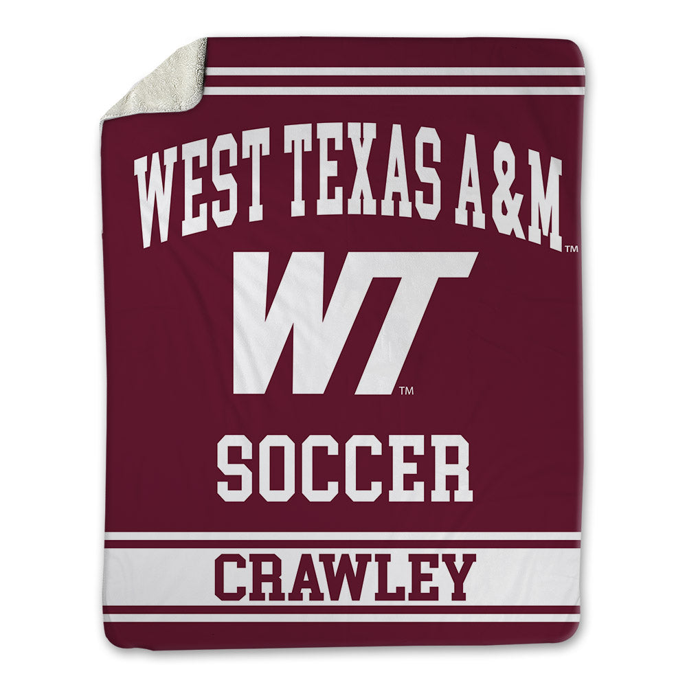 WTAMU - NCAA Men's Soccer : Griffin Crawley - Blanket-0