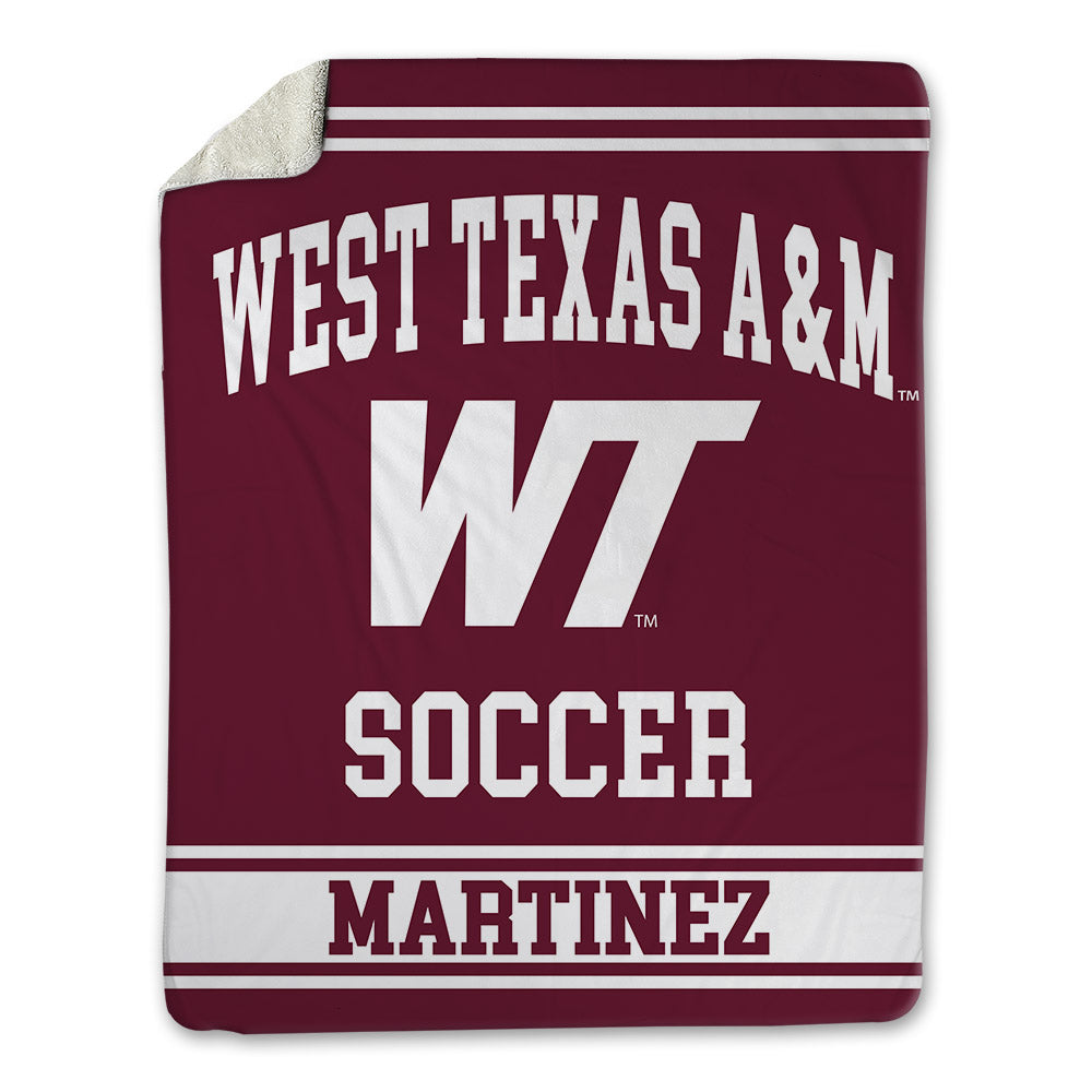 WTAMU - NCAA Men's Soccer : Axel Martinez - Blanket-0