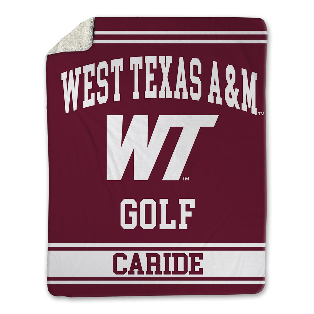 WTAMU - NCAA Men's Golf : Santiago Caride - Blanket-0