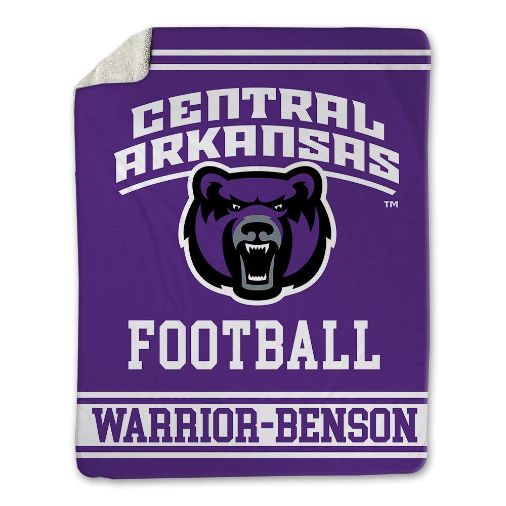Central Arkansas - NCAA Football : Josiah Warrior-Benson - Blanket-0