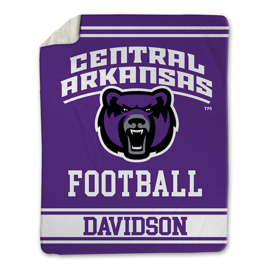 Central Arkansas - NCAA Football : Desmond Davidson - Blanket-0