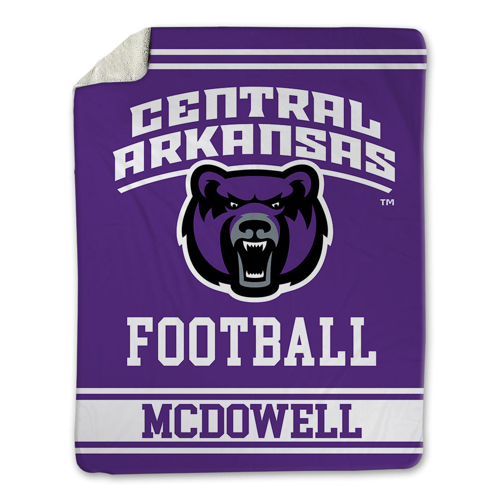 Central Arkansas - NCAA Football : Quentin McDowell - Blanket-0