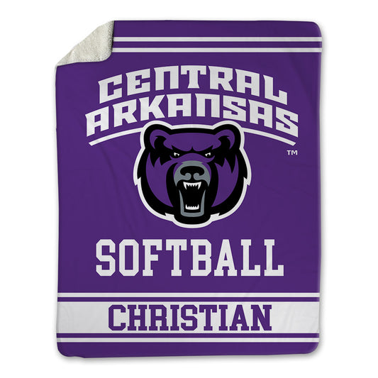 Central Arkansas - NCAA Softball : Renee Christian - Blanket-0