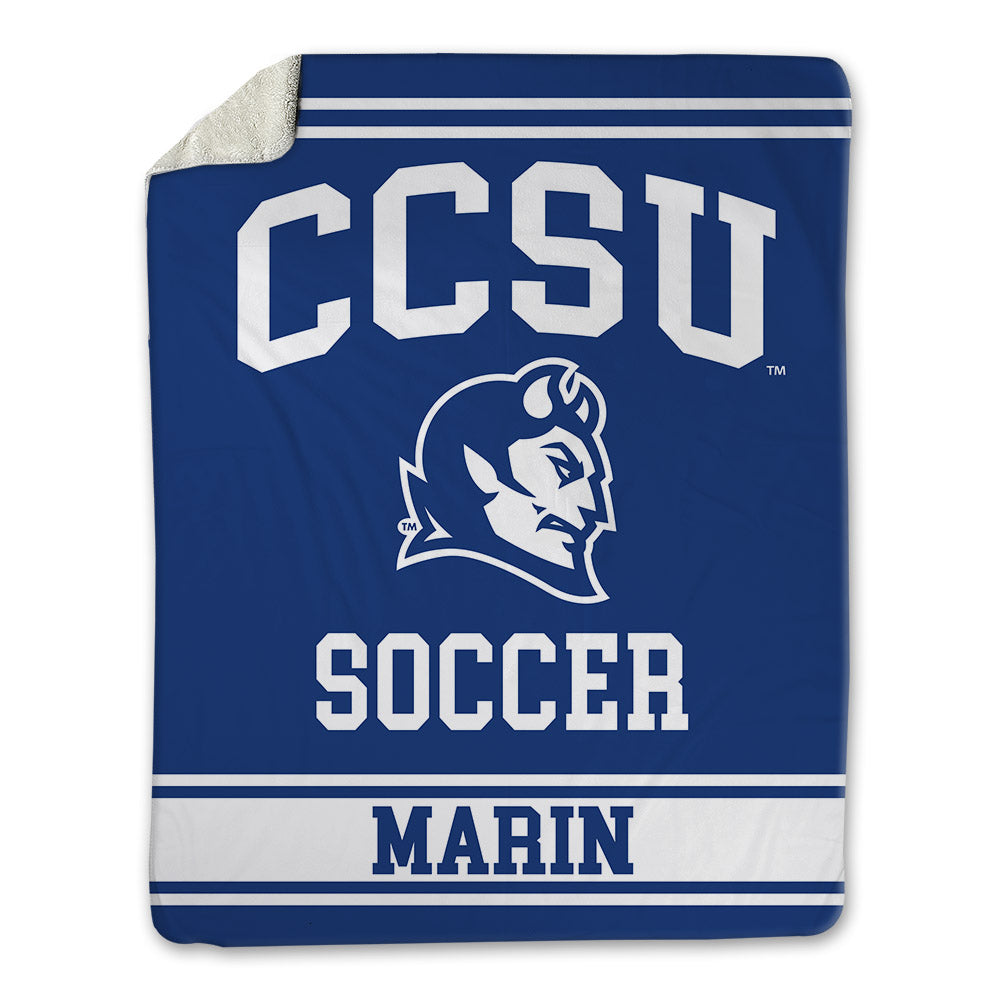 CCSU - NCAA Men's Soccer : Santiago Marin - Blanket-0
