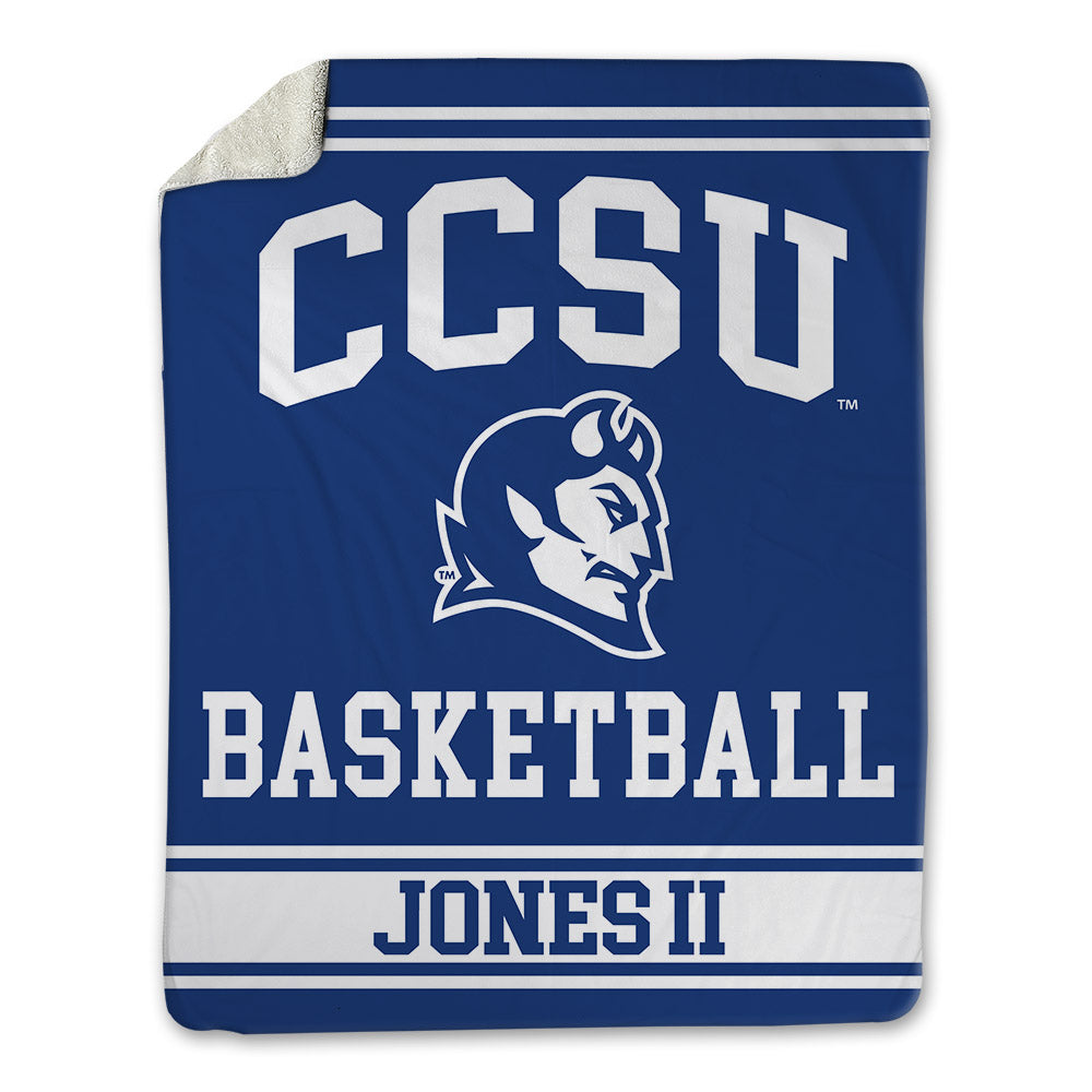 CCSU - NCAA Men's Basketball : Roddy Jones II - Blanket-0