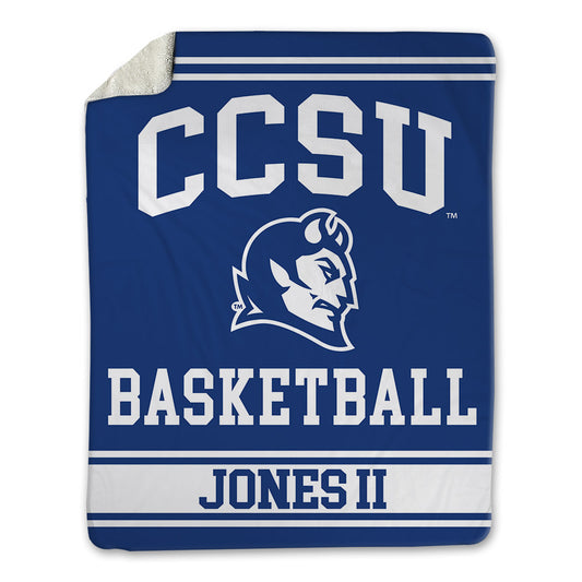 CCSU - NCAA Men's Basketball : Roddy Jones II - Blanket-0
