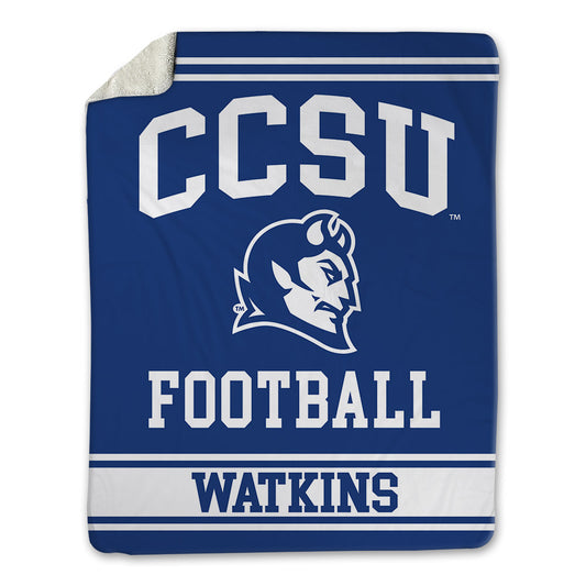 CCSU - NCAA Football : Sharod Watkins - Blanket-0