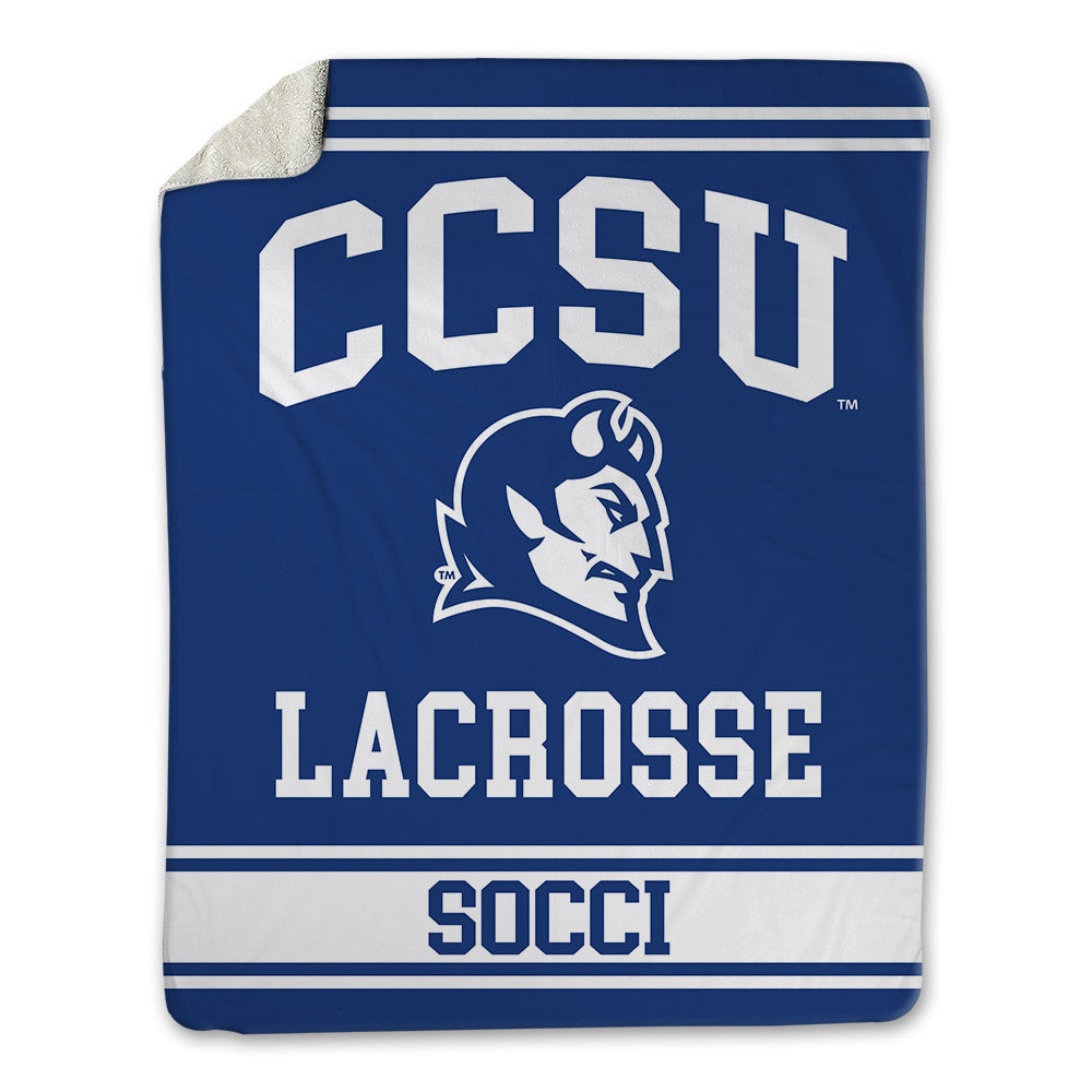 CCSU - NCAA Women's Lacrosse : Jennifer Socci - Blanket-0