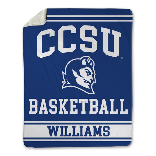 CCSU - NCAA Men's Basketball : Jakobe Williams - Blanket-0