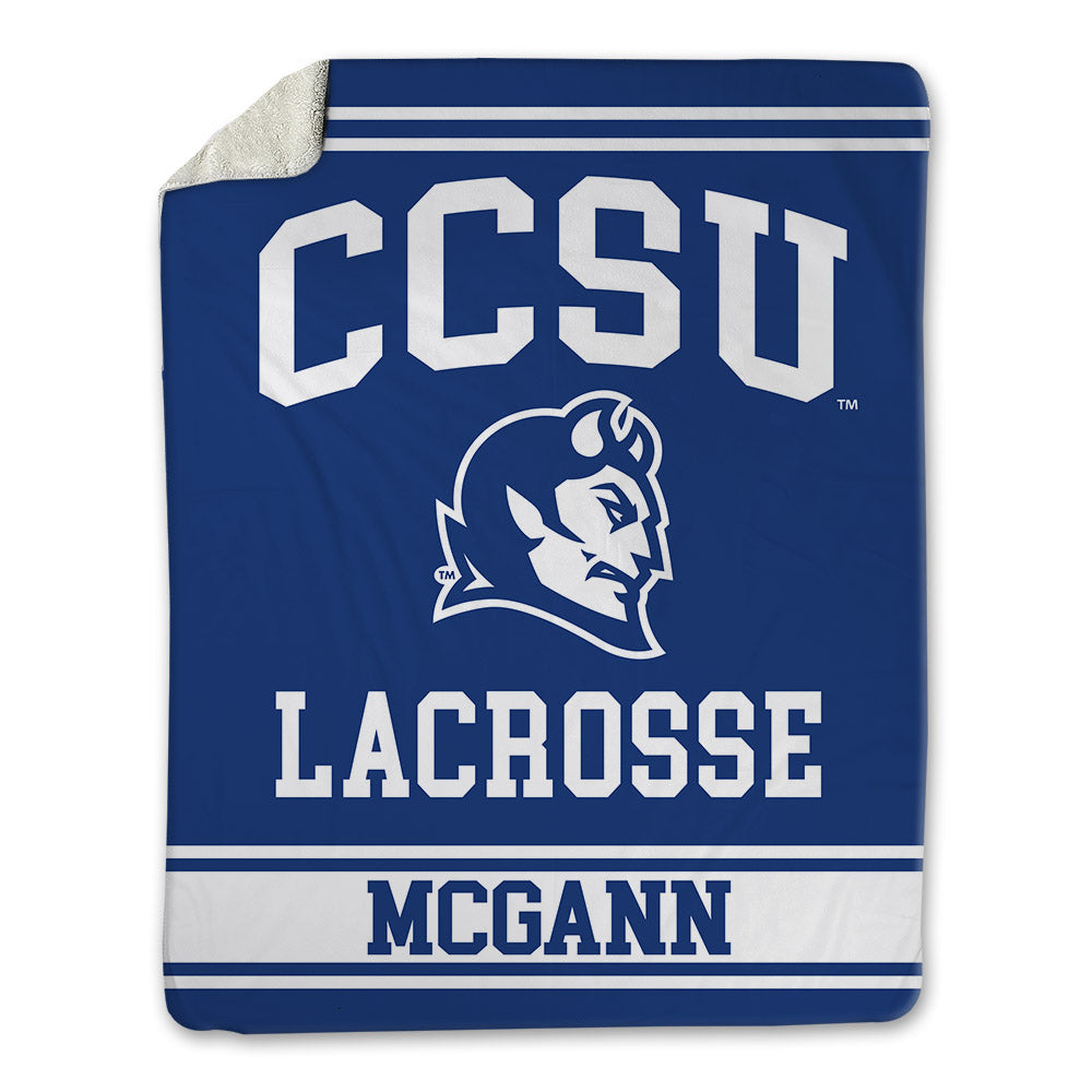 CCSU - NCAA Women's Lacrosse : Grace McGann - Blanket-0