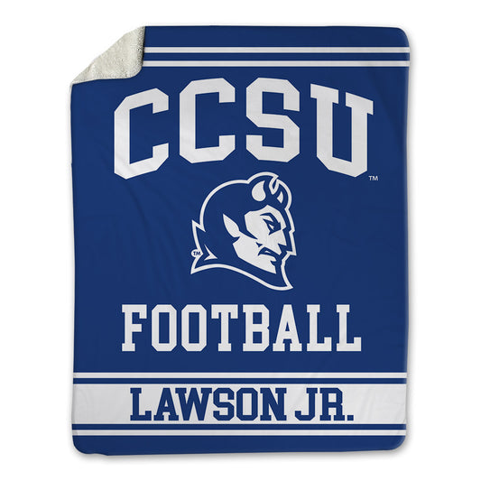 CCSU - NCAA Football : Dexter Lawson Jr. - Blanket-0