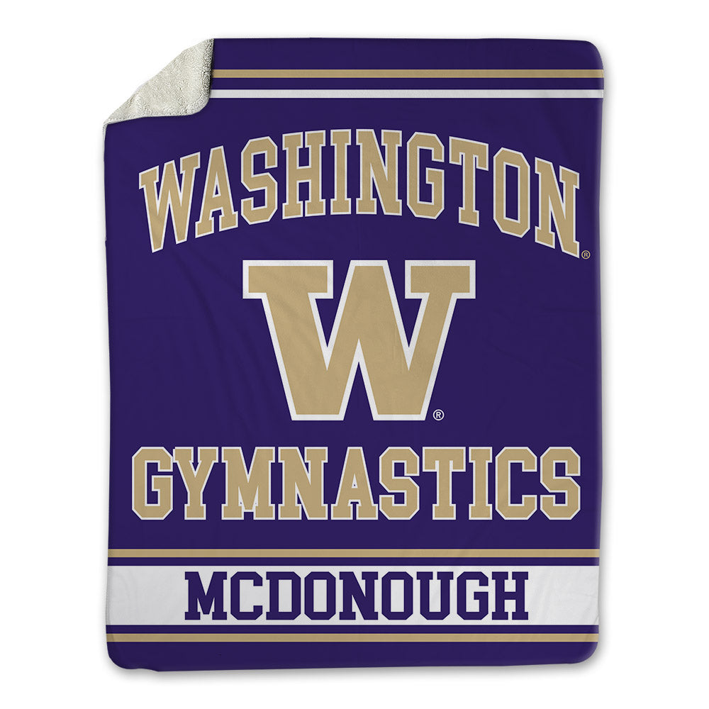 Washington - NCAA Women's Gymnastics : Mary McDonough - Blanket-0