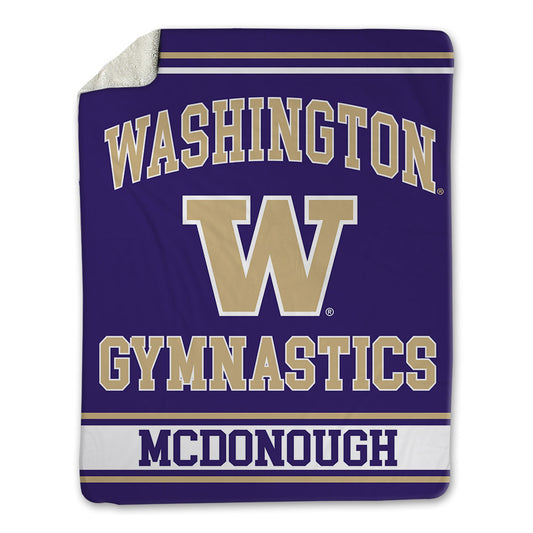 Washington - NCAA Women's Gymnastics : Mary McDonough - Blanket-0