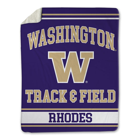 Washington - NCAA Men's Track & Field : Alexander Rhodes - Blanket-0
