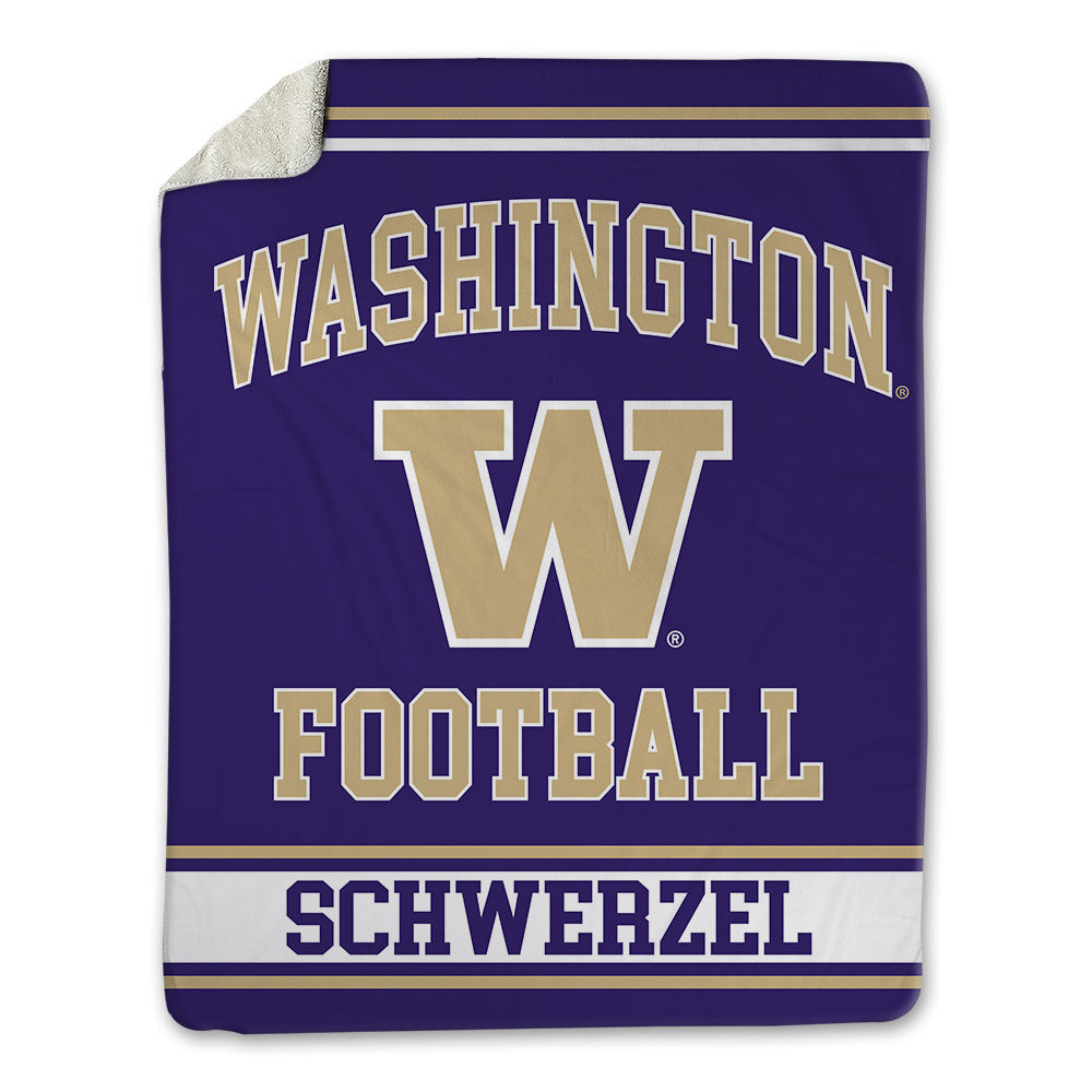 Washington - NCAA Football : David Schwerzel - Blanket-0