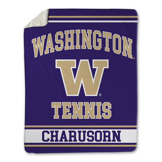 Washington - NCAA Men's Tennis : Penn Charusorn - Blanket-0