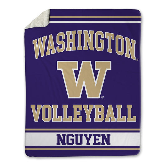 Washington - NCAA Women's Volleyball : Kaitlyn Nguyen - Blanket-0