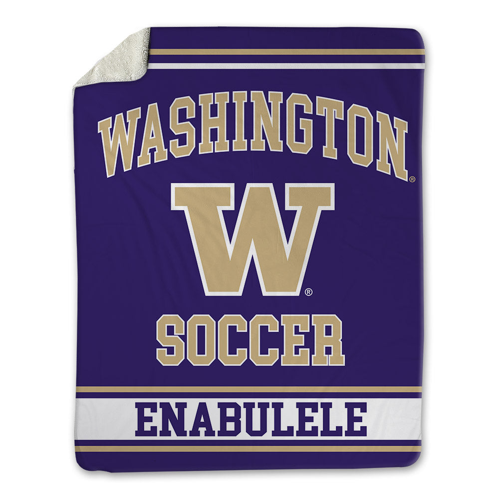 Washington - NCAA Men's Soccer : Osato Enabulele - Blanket-0