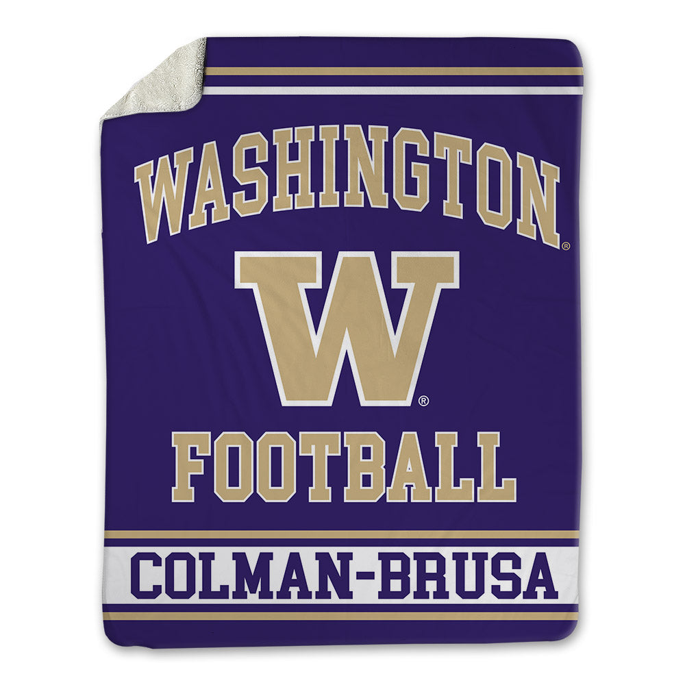 Washington - NCAA Football : Derek Colman-Brusa - Blanket-0