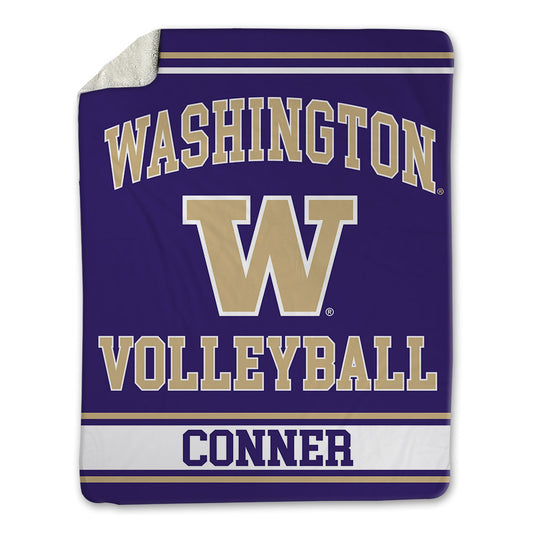 Washington - NCAA Women's Volleyball : Hayden Conner - Blanket-0