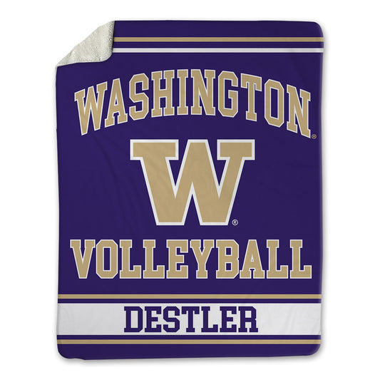 Washington - NCAA Women's Volleyball : Sammy Destler - Blanket-0
