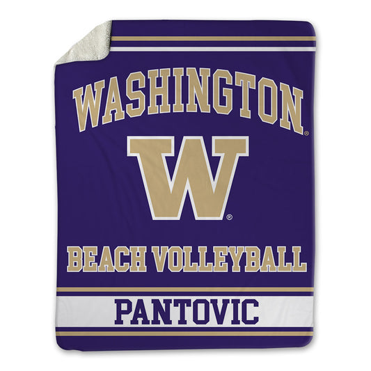 Washington - NCAA Beach Volleyball : Katarina Pantovic - Blanket-0