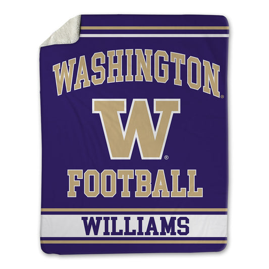 Washington - NCAA Football : Rashid Williams - Blanket-0