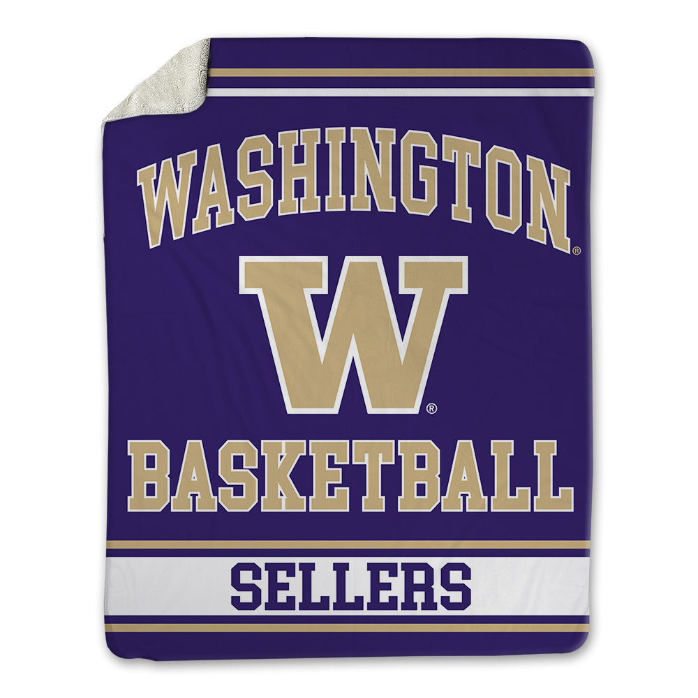 Washington - NCAA Women's Basketball : Sayvia Sellers - Blanket-0