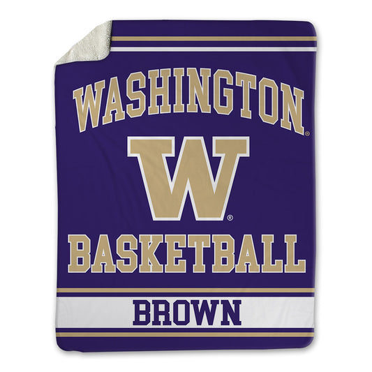 Washington - NCAA Women's Basketball : Teagan Brown - Blanket-0