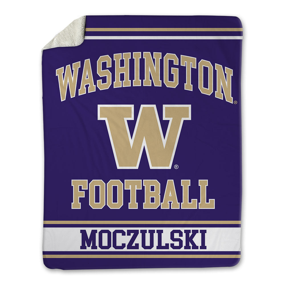 Washington - NCAA Football : Ethan Moczulski - Blanket-0