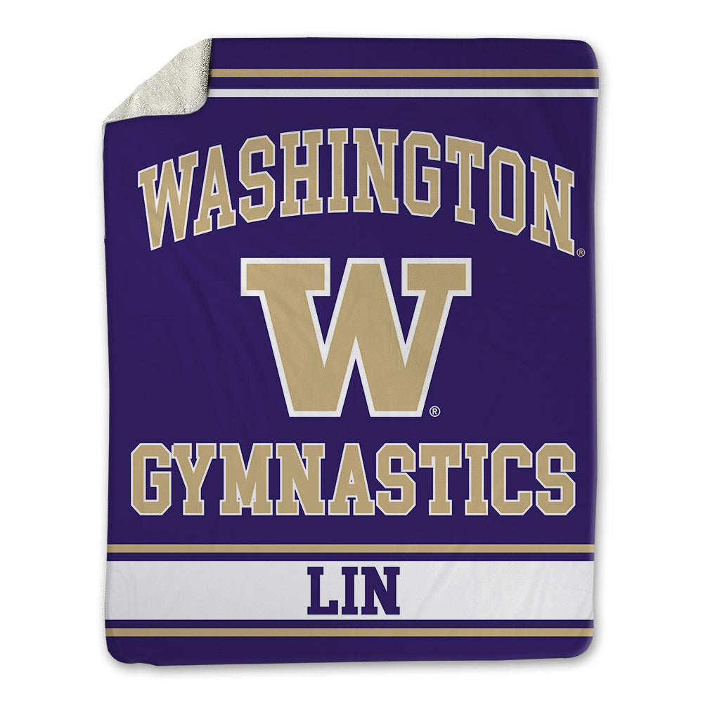 Washington - NCAA Women's Gymnastics : Kristin Lin - Blanket-0