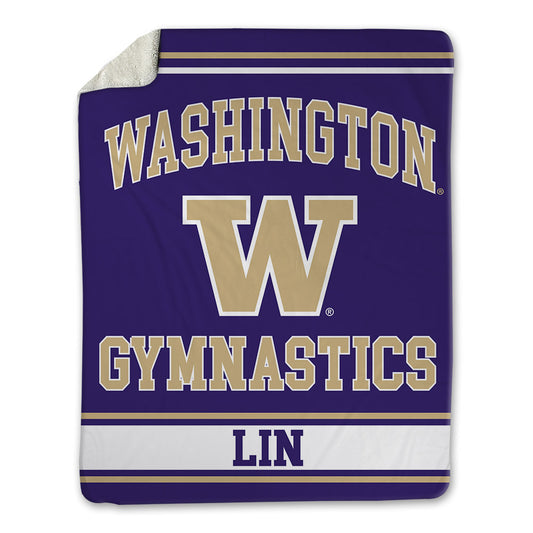 Washington - NCAA Women's Gymnastics : Kristin Lin - Blanket-0