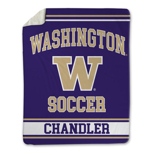 Washington - NCAA Men's Soccer : Nate Chandler Chandler - Blanket-0