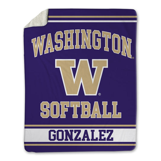 Washington - NCAA Softball : Shea Gonzalez - Blanket-0