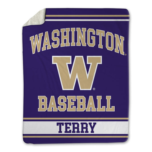 Washington - NCAA Baseball : Braeden Terry - Blanket-0