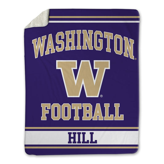 Washington - NCAA Football : JD Hill - Blanket-0