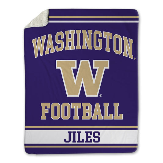 Washington - NCAA Football : Ksani Jiles - Blanket-0