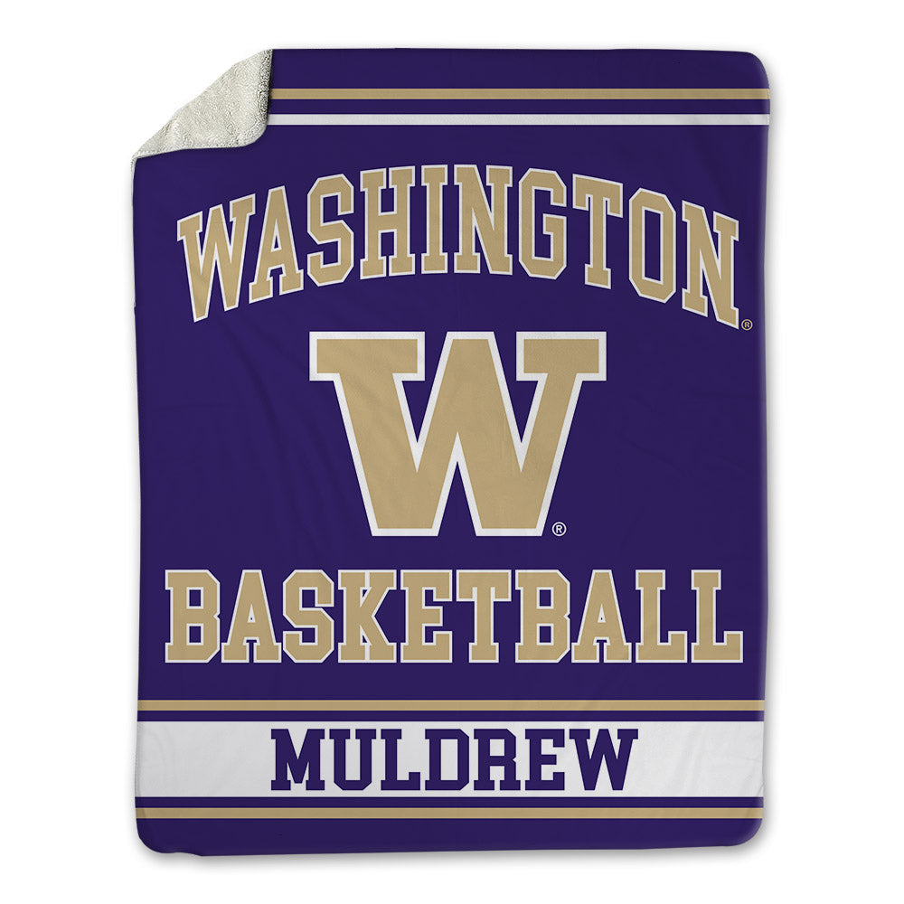 Washington - NCAA Men's Basketball : Courtland Muldrew - Blanket-0