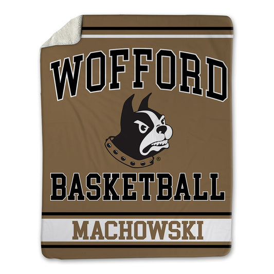 Wofford - NCAA Men's Basketball : Nils Machowski - Blanket-0