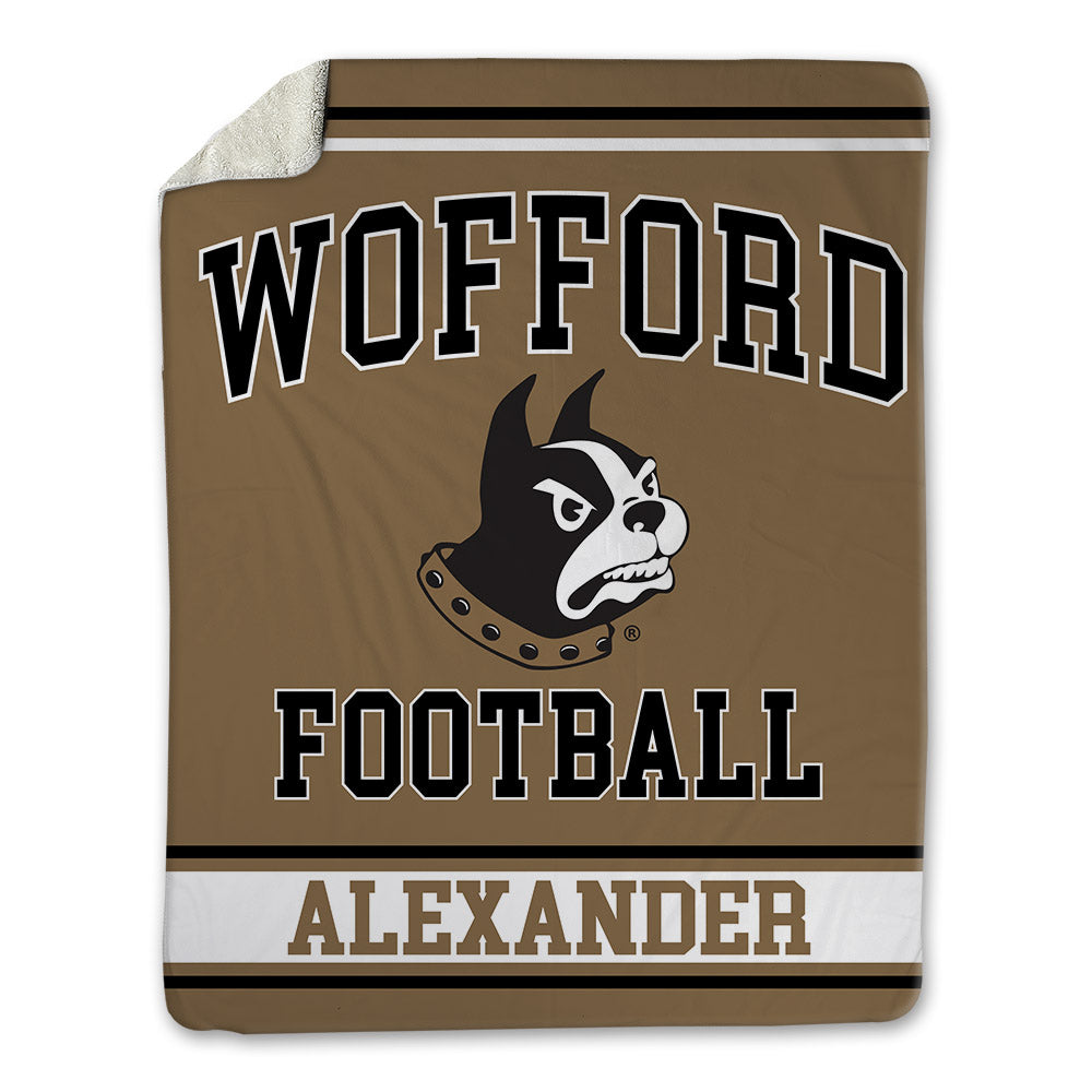 Wofford - NCAA Football : Colby Alexander - Blanket-0