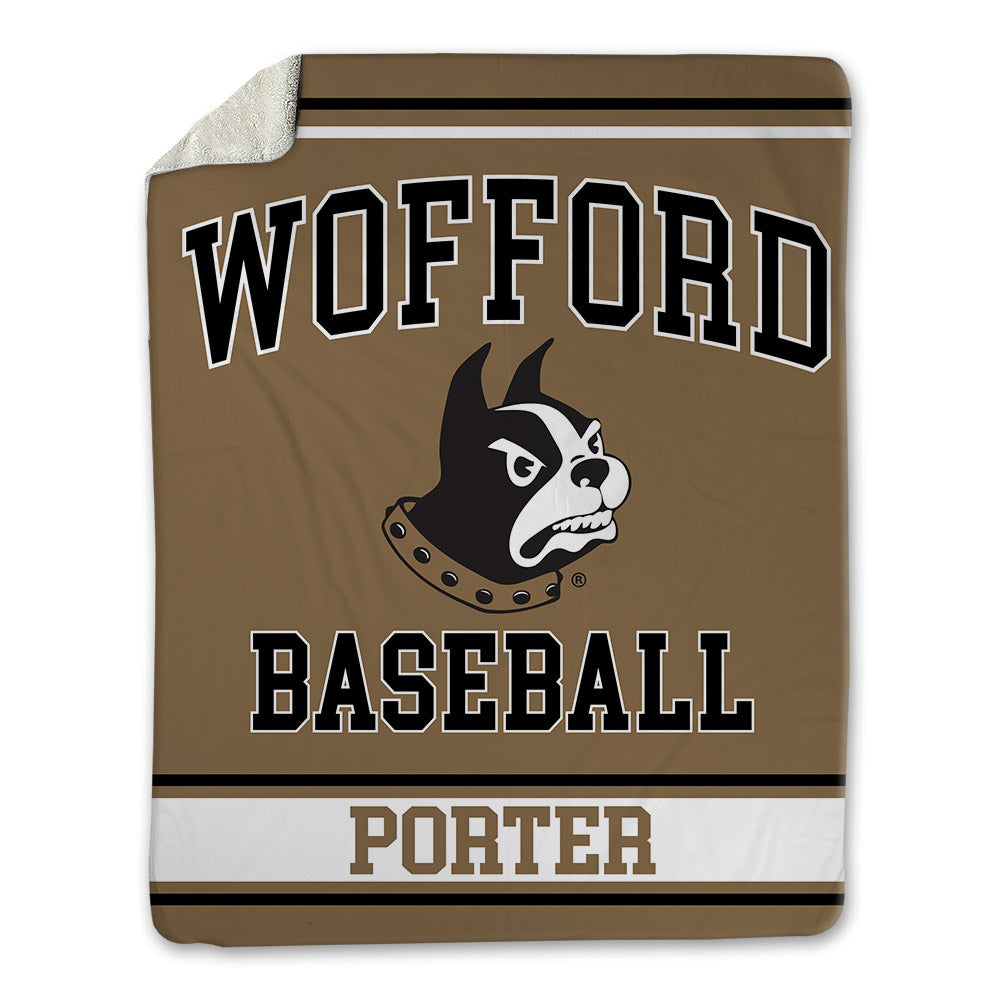 Wofford - NCAA Baseball : Zach Porter - Blanket-0