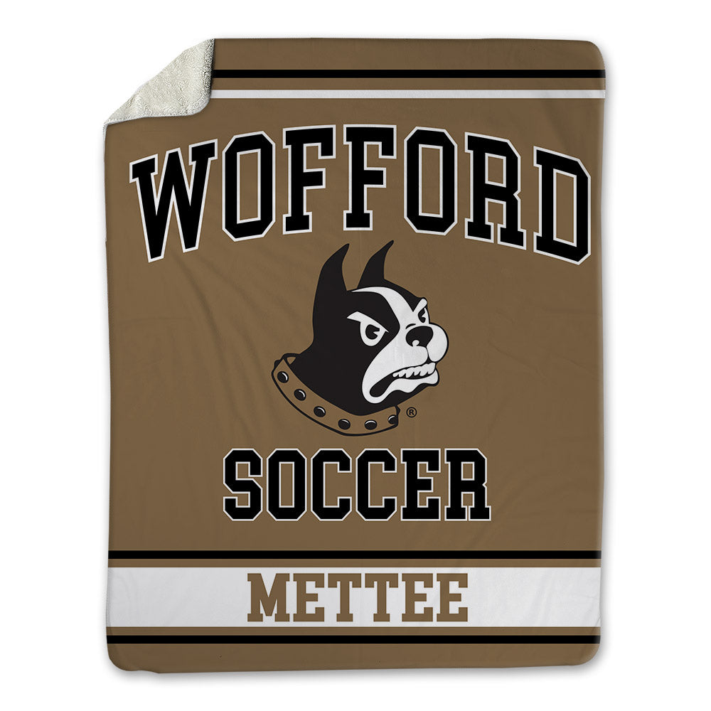 Wofford - NCAA Men's Soccer : Declan Mettee - Blanket-0