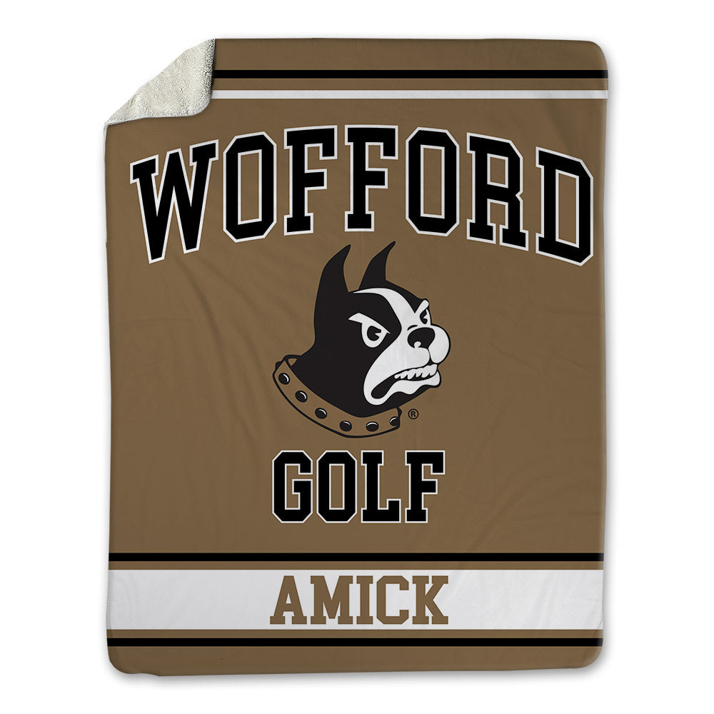 Wofford - NCAA Men's Golf : Glover Amick - Blanket-0