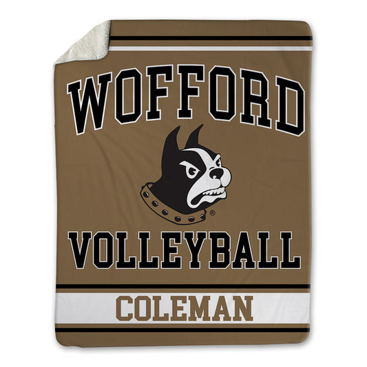 Wofford - NCAA Women's Volleyball : Ella Coleman - Blanket-0