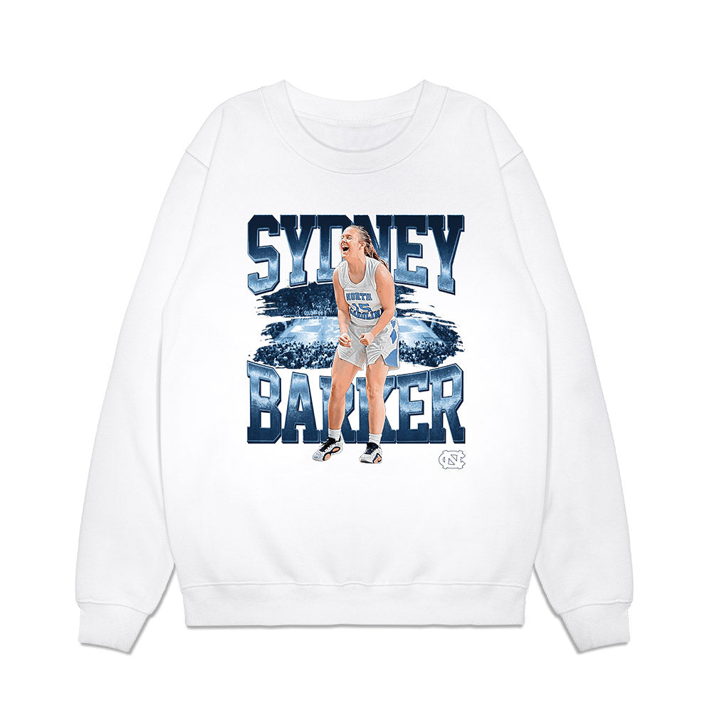 UNC - NCAA Women's Basketball : Sydney Barker - Collage Premium Crewneck Sweatshirt-0