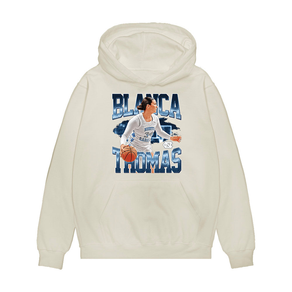 UNC - NCAA Women's Basketball : Blanca Thomas - Premium Hooded Sweatshirt-0