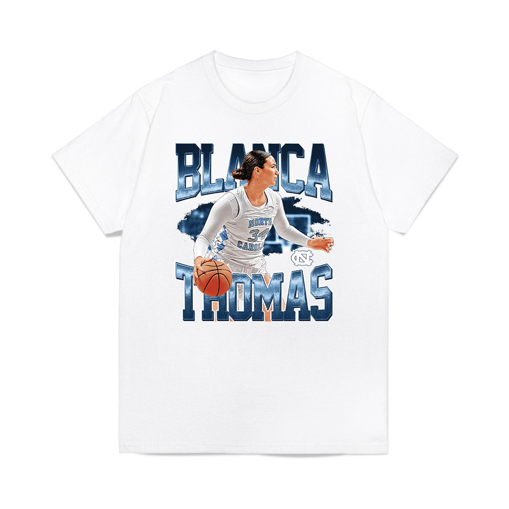 UNC - NCAA Women's Basketball : Blanca Thomas - Premium T-Shirt-0