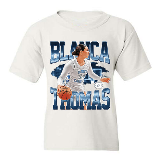 UNC - NCAA Women's Basketball : Blanca Thomas - Youth T-Shirt-0